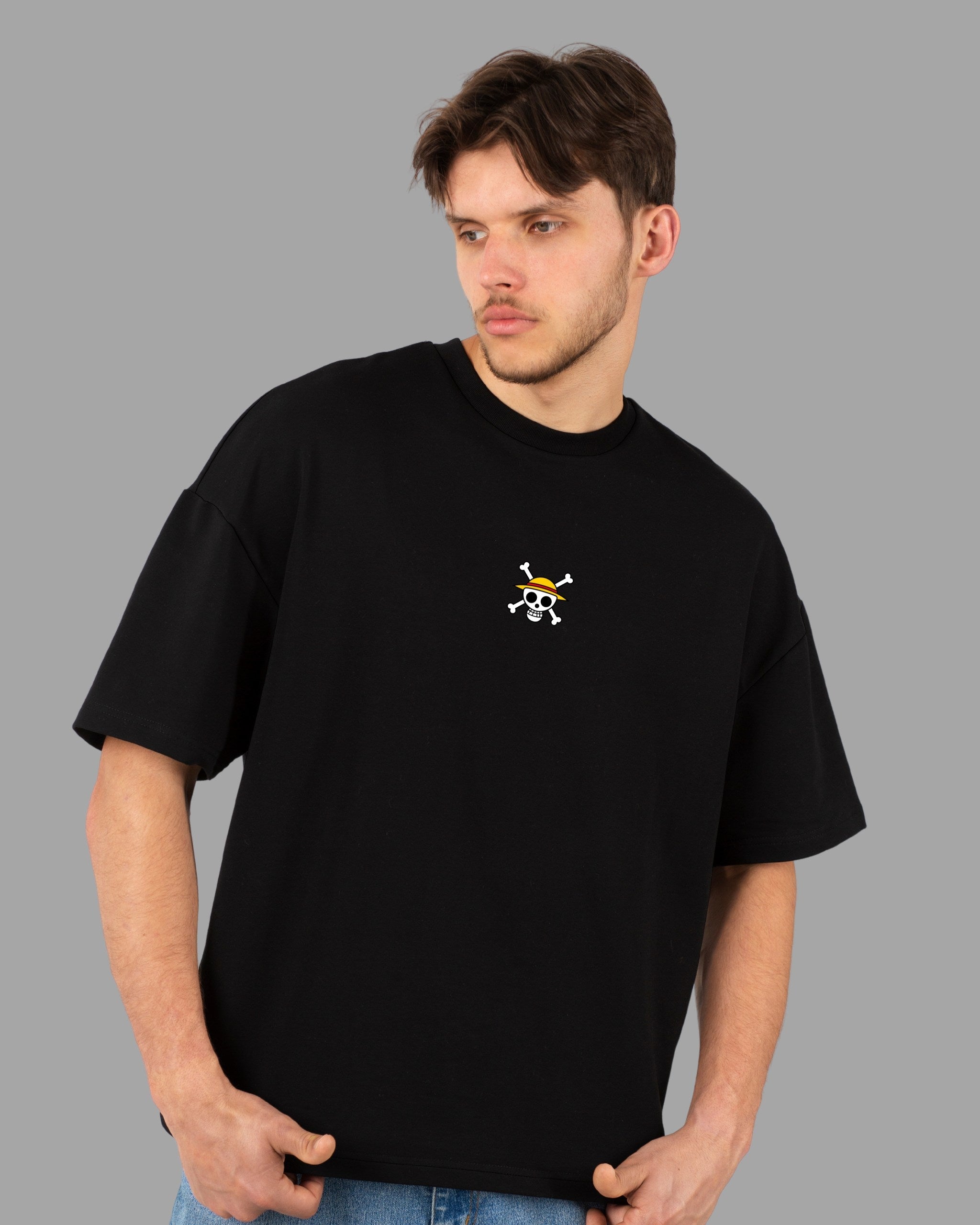 One piece Fleur Printed Oversized T-Shirt | L-AURAA