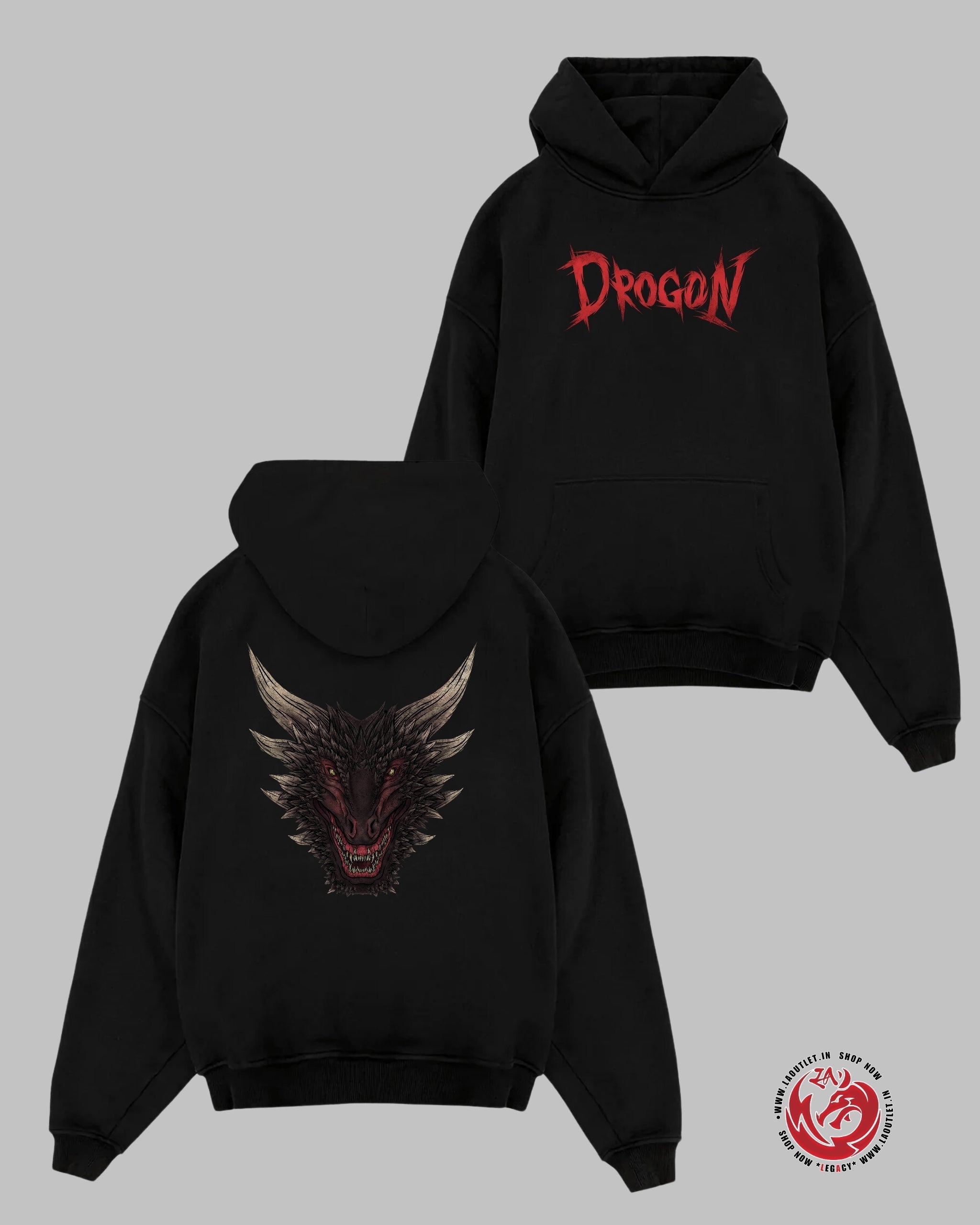Dragon Legacy Premium Printed hoodie | L-AURAA