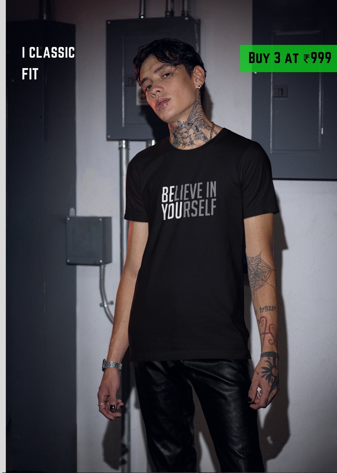 Believe in Yourself Legacy | Round neck | classic fit T-Shirt | L-AURAA