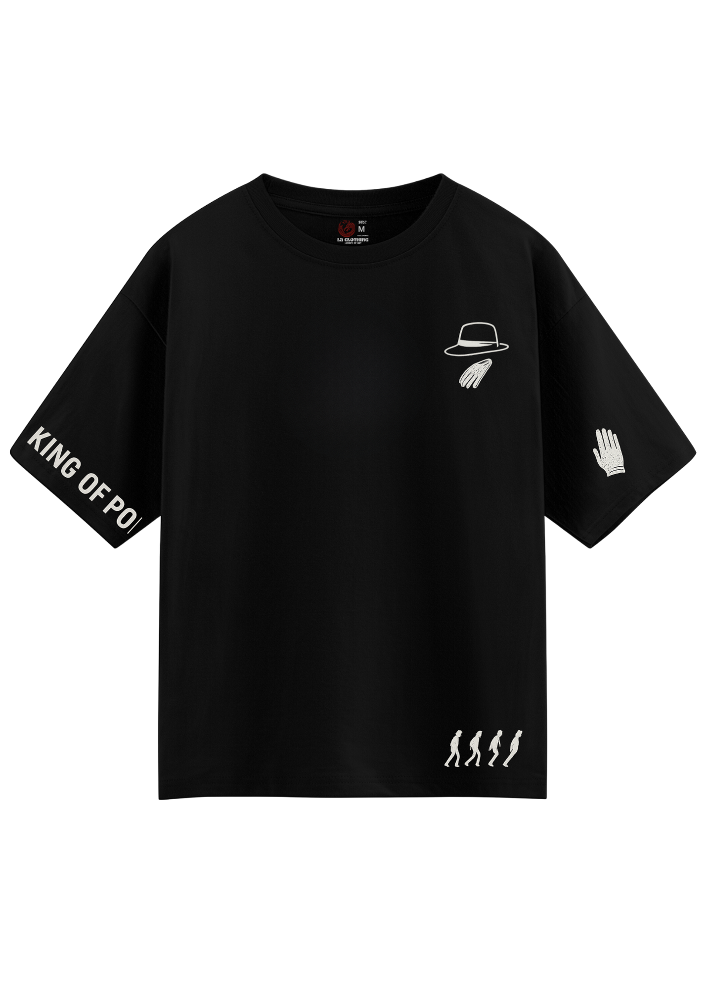 MJ inspired  Black Oversized T-Shirt | Modern Street Fit | LAURAA