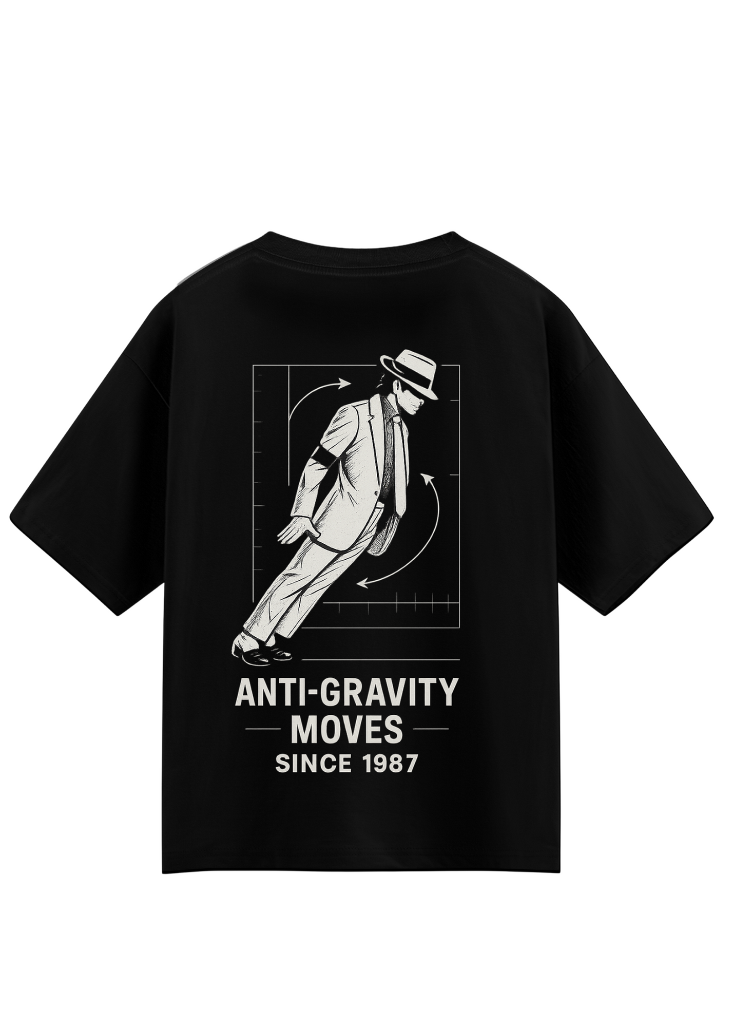 MJ inspired  Black Oversized T-Shirt | Modern Street Fit | LAURAA