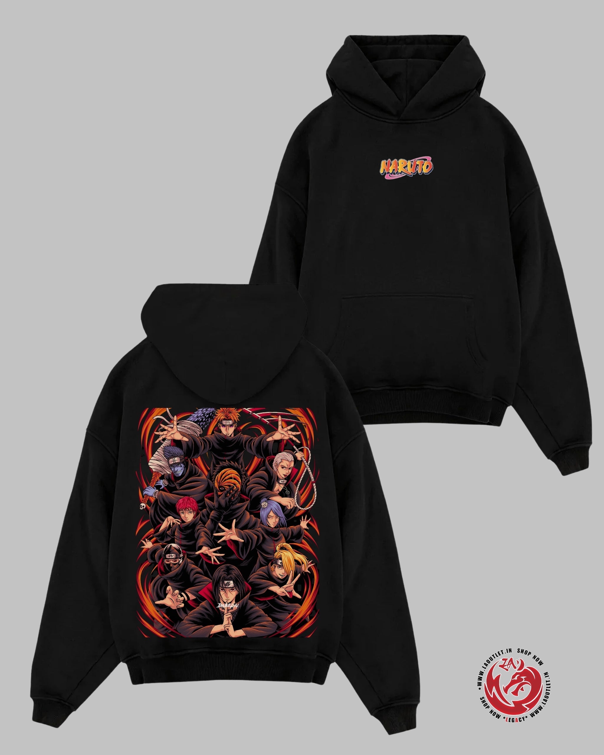Team Naruto Collection Legacy Premium Printed hoodie | L-AURAA