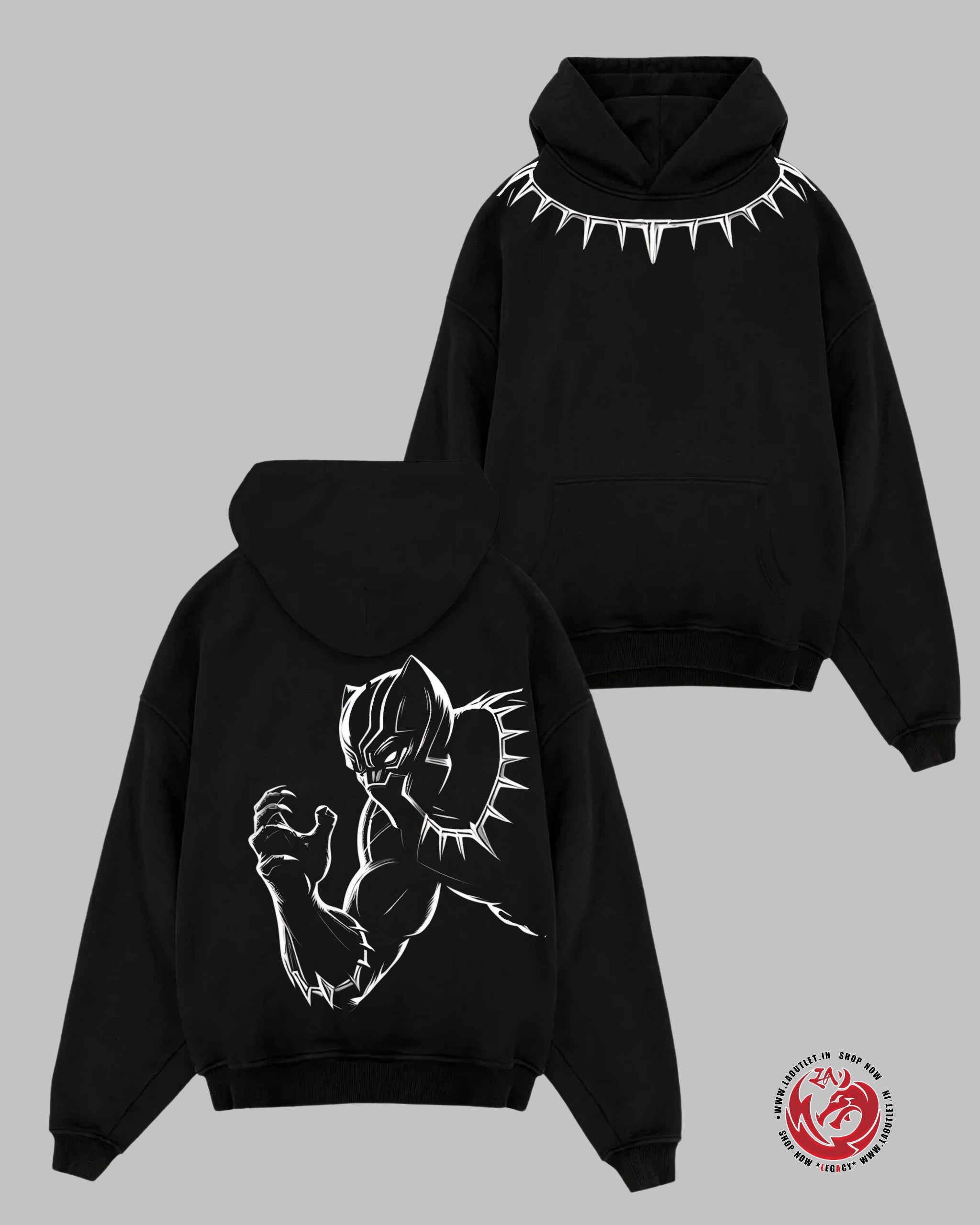 Panther Legacy Premium Printed hoodie | L-AURAA