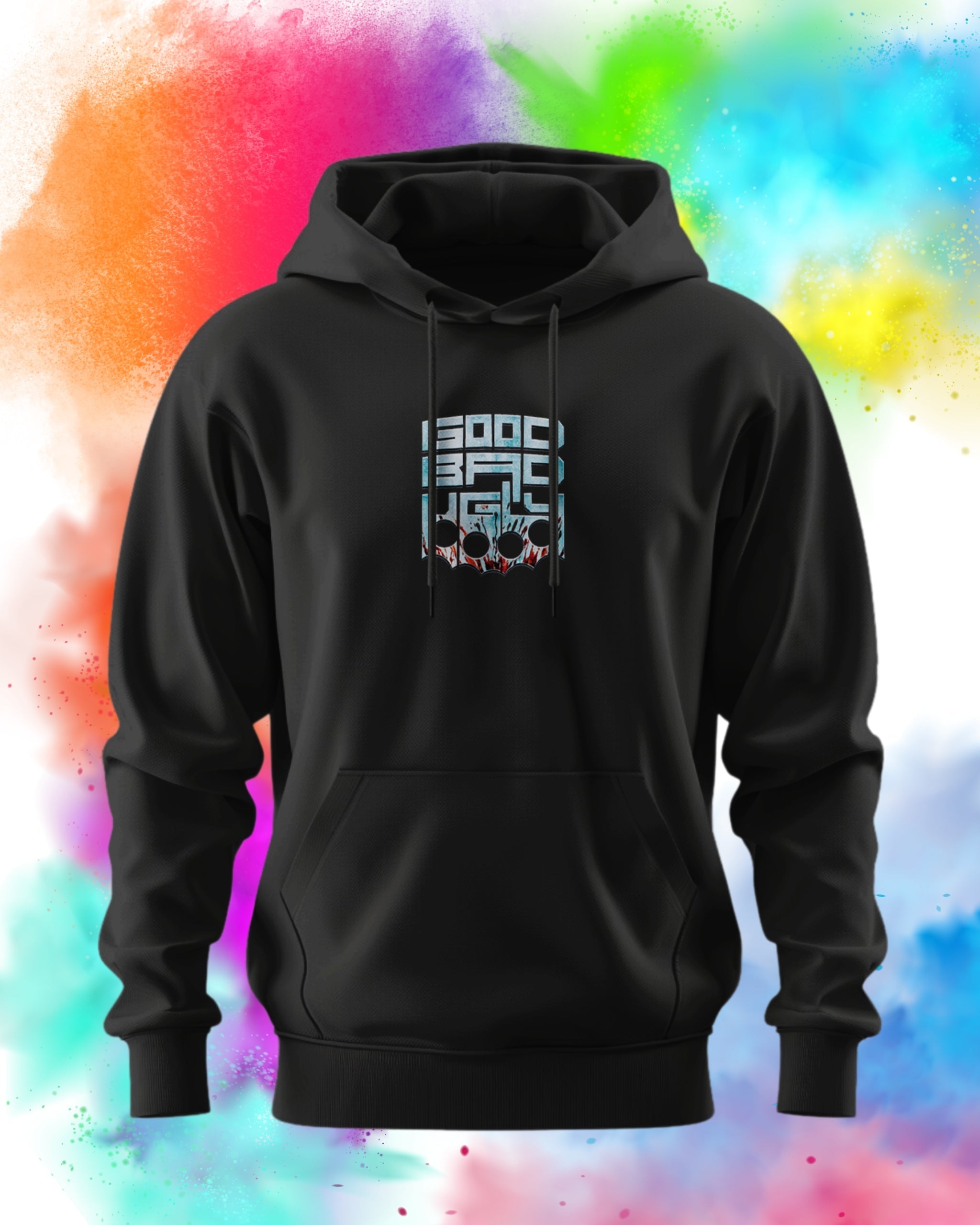 Good Bad Ugly Printed Hoodie | Premium fleece | Hoodie | L-AURAA