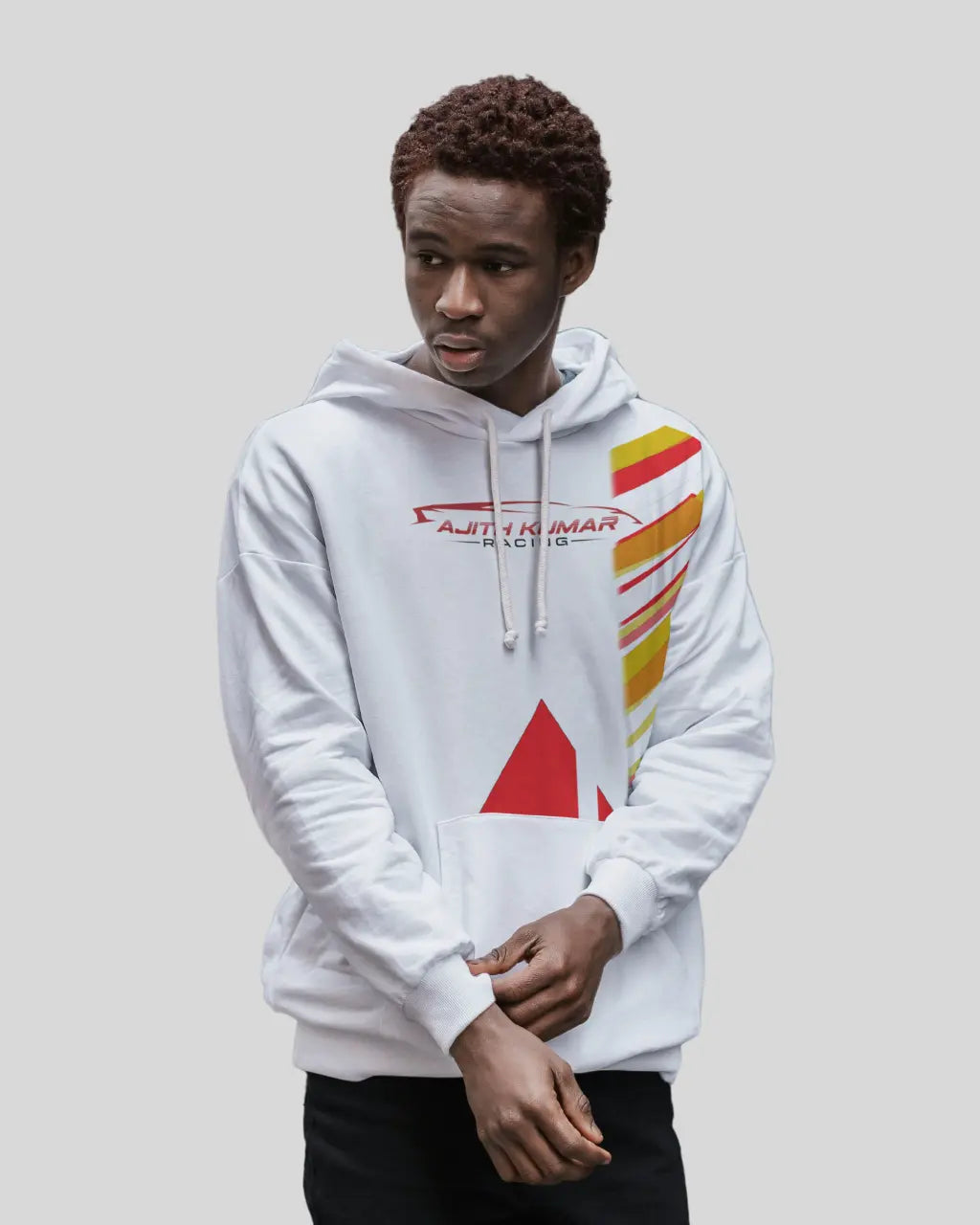 Ajithkumar Racing Printed hoodie | L-AURAA