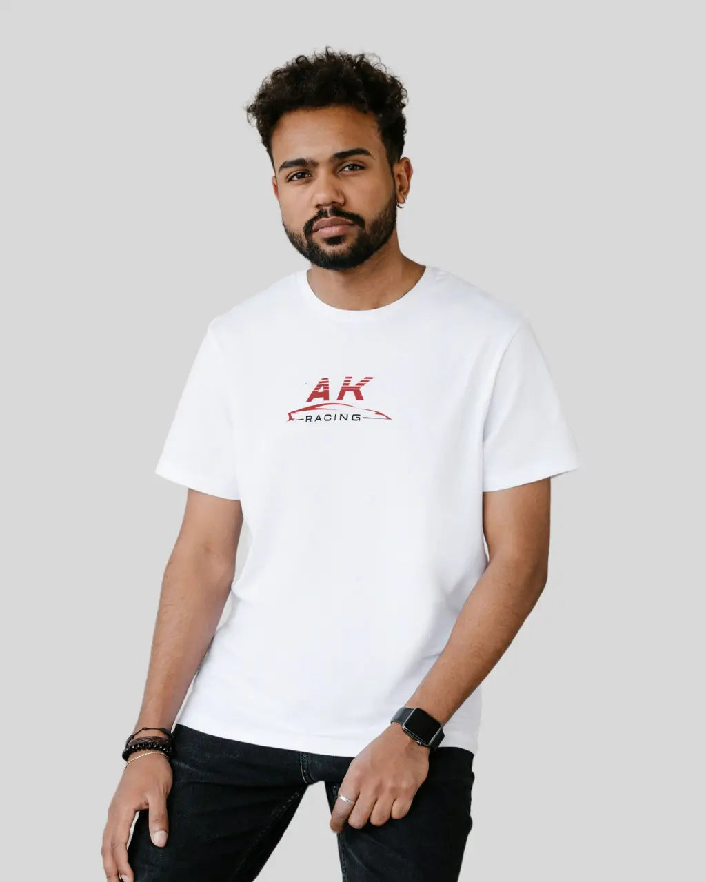 Ajithkumar Racing Printed Oversized T-Shirt | L-AURAA
