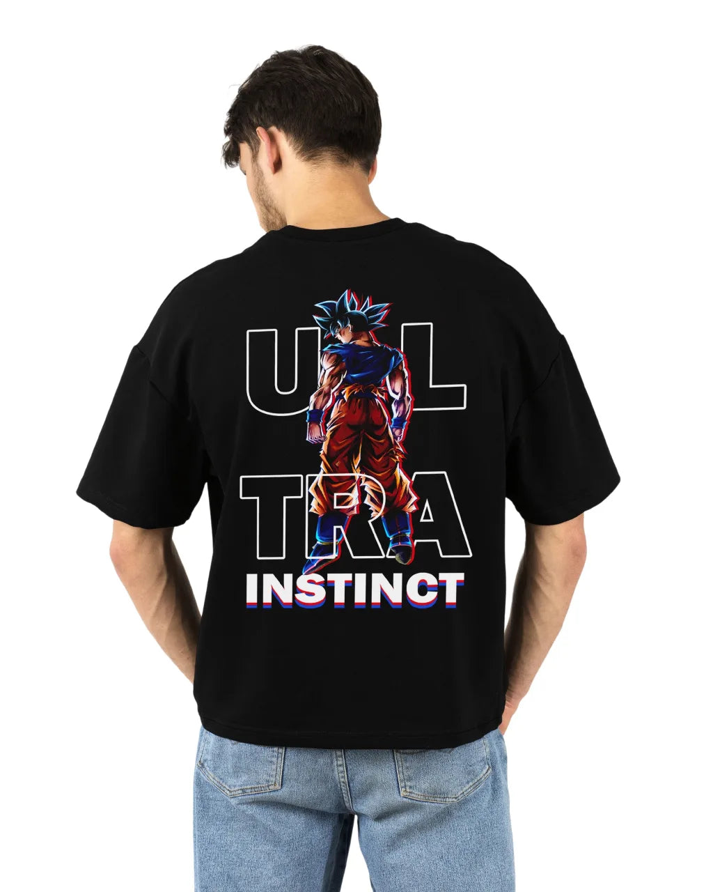 Dragonball Oversize Roundneck Black T-Shirt | L-AURAA