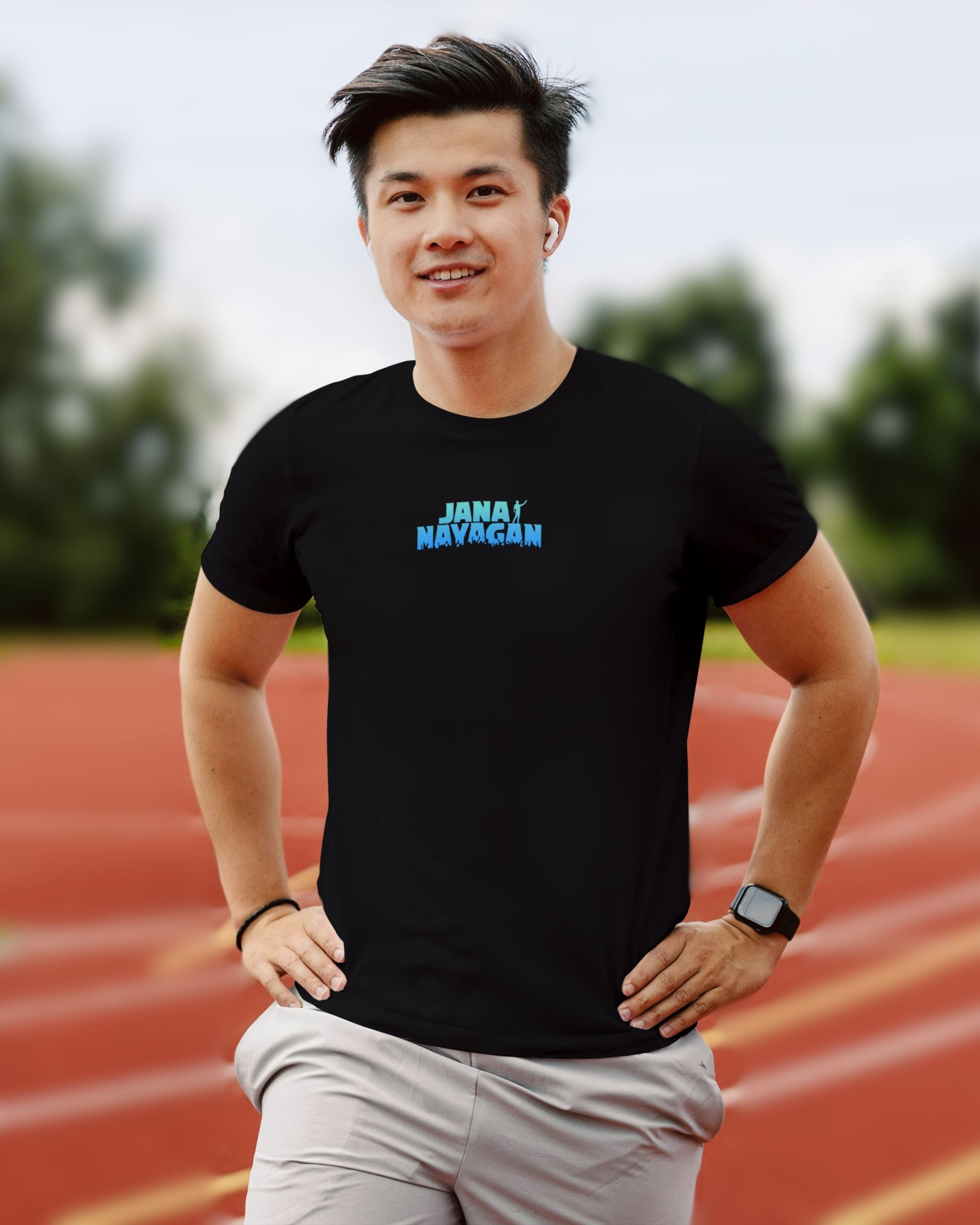 Jana Nayagan | Thalapathy version iii Premium Cotton | Classic Fit T-Shirt | L-AURAA