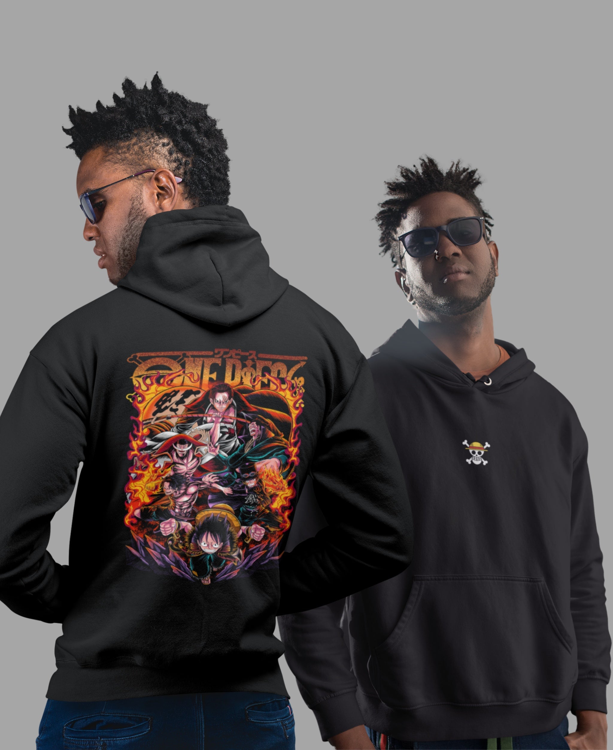 One Piece Firestorm Hoodie – Straw Hat Legends Edition | L-AURAA