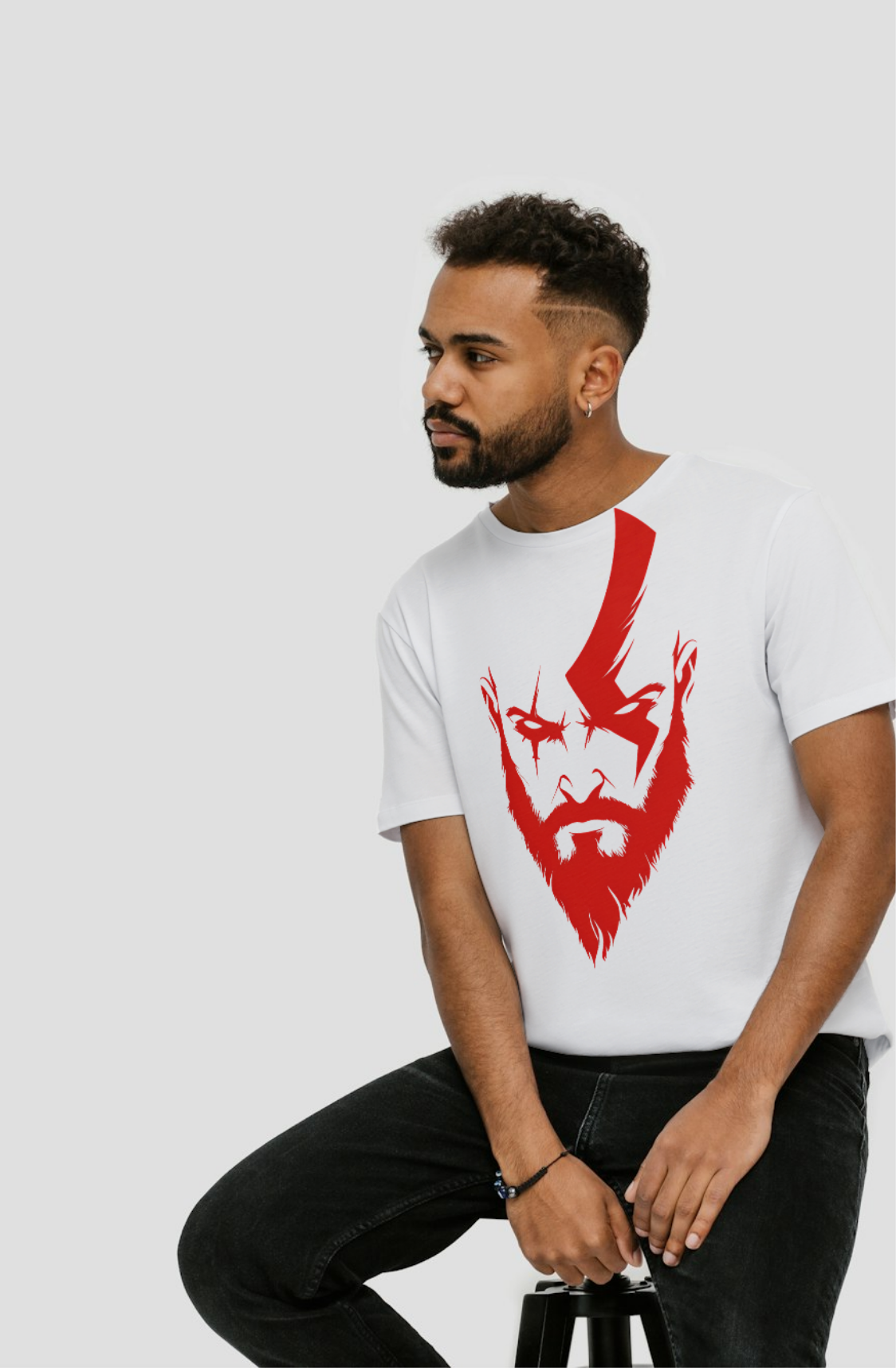 God of Wor Premium Cotton | Regular T-Shirt | L-AURAA