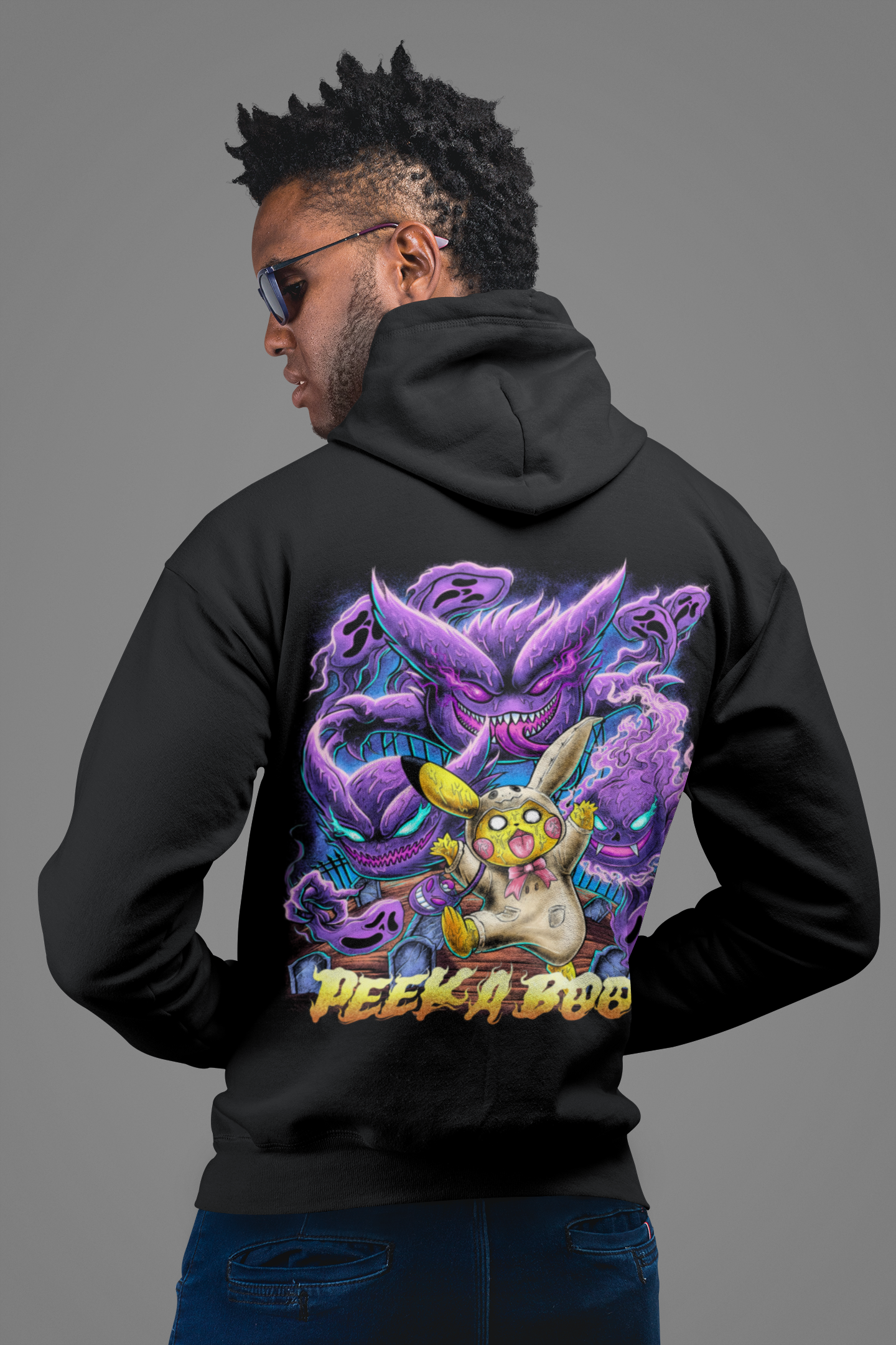 Peek-A-Boo Horror Hoodie – Limited Edition | L-AURAA