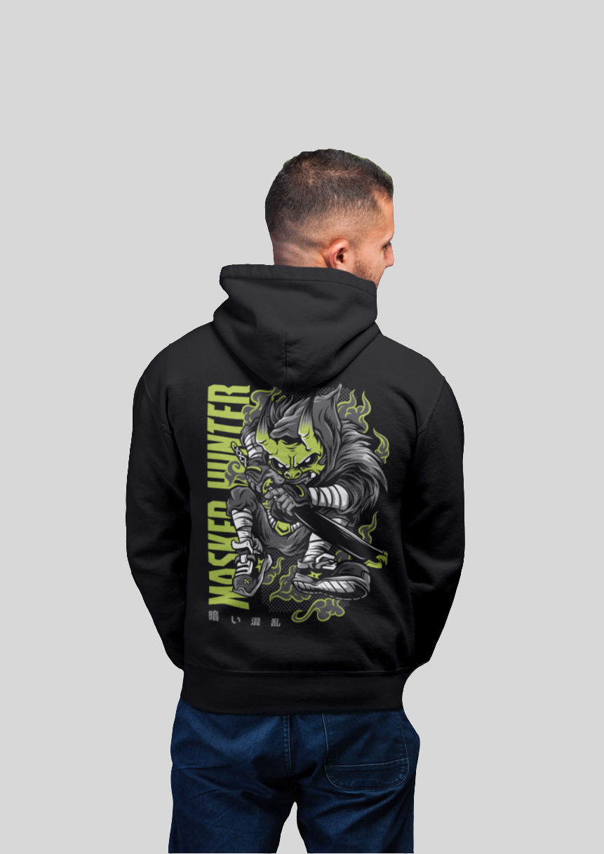 The Masked Hunter Tees - Nocturnal Warriors | L-AURAA