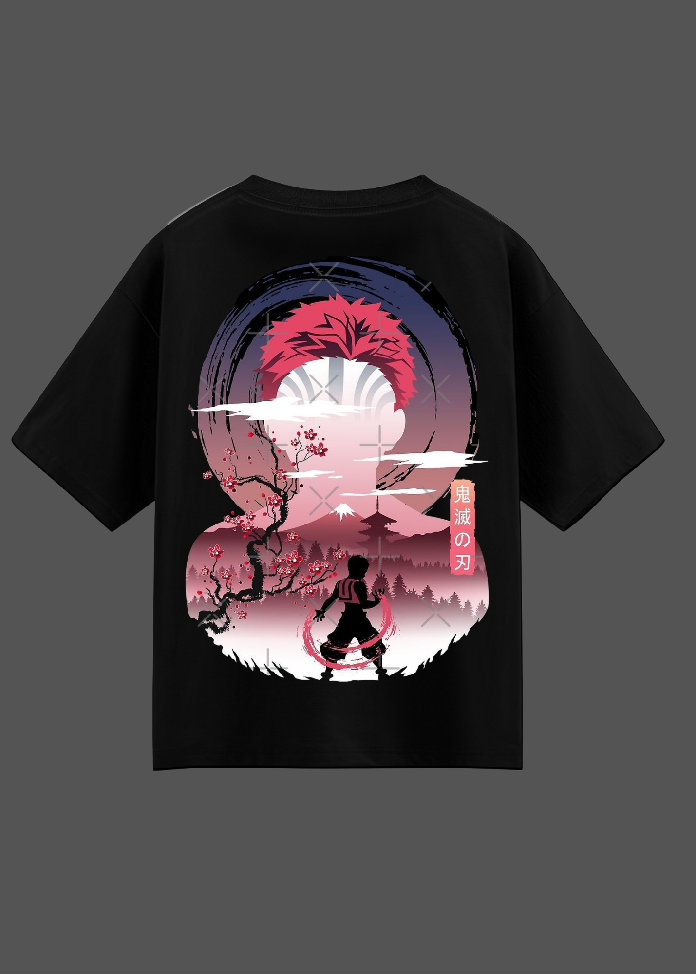 Akuza OG Lover Graphic Streetwear Oversized T-shirt | Limited Edition| Demon Slayer