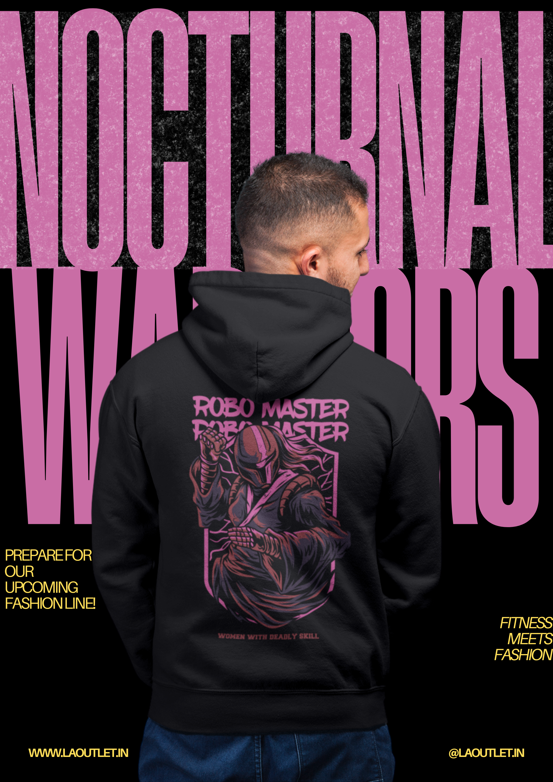 The Robo Master Tee#5 - Nocturnal Warriors | L-AURAA
