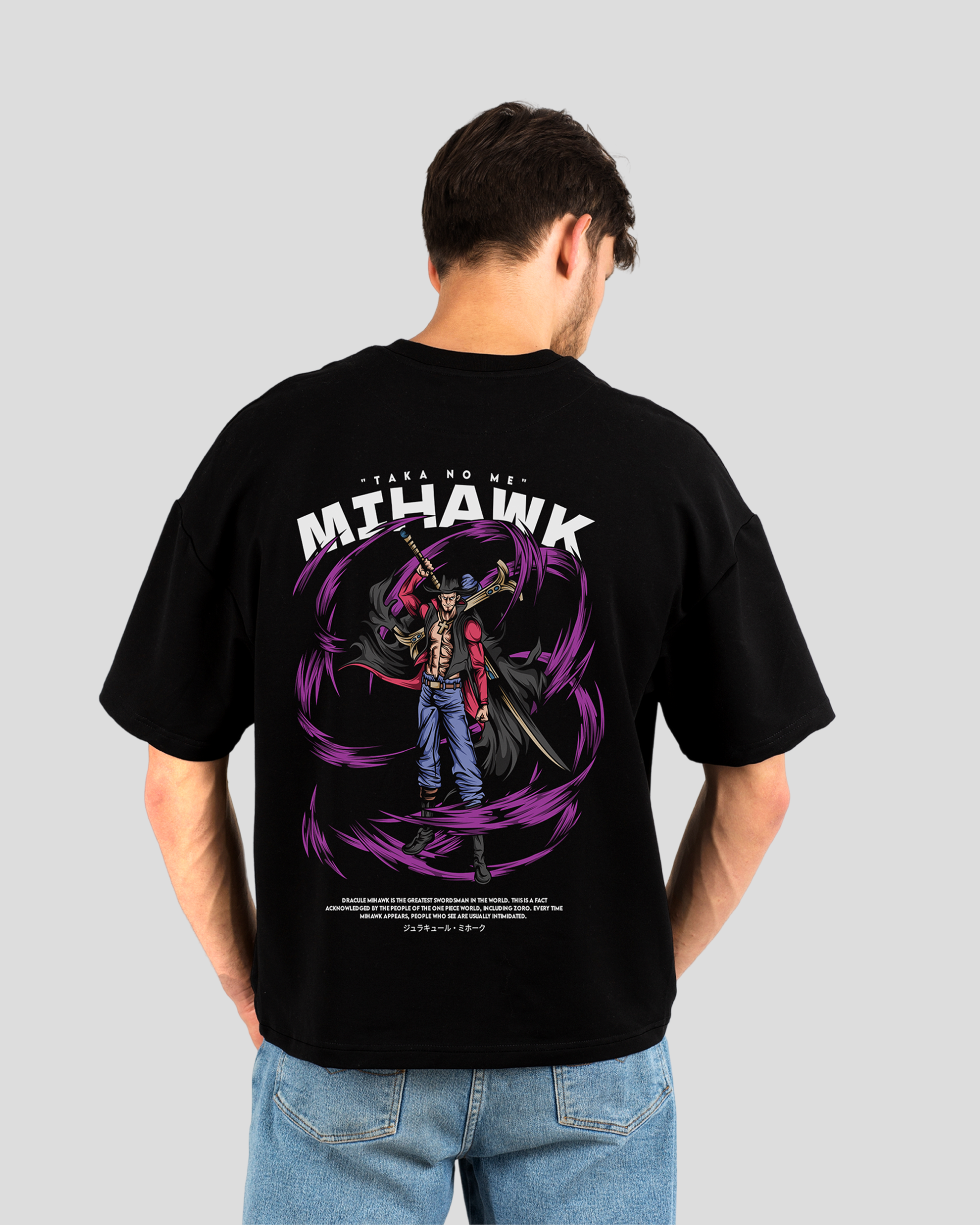 Anime printed Premium Oversize T-shirt | Oversize T-Shirt | One Piece | L-AURAA