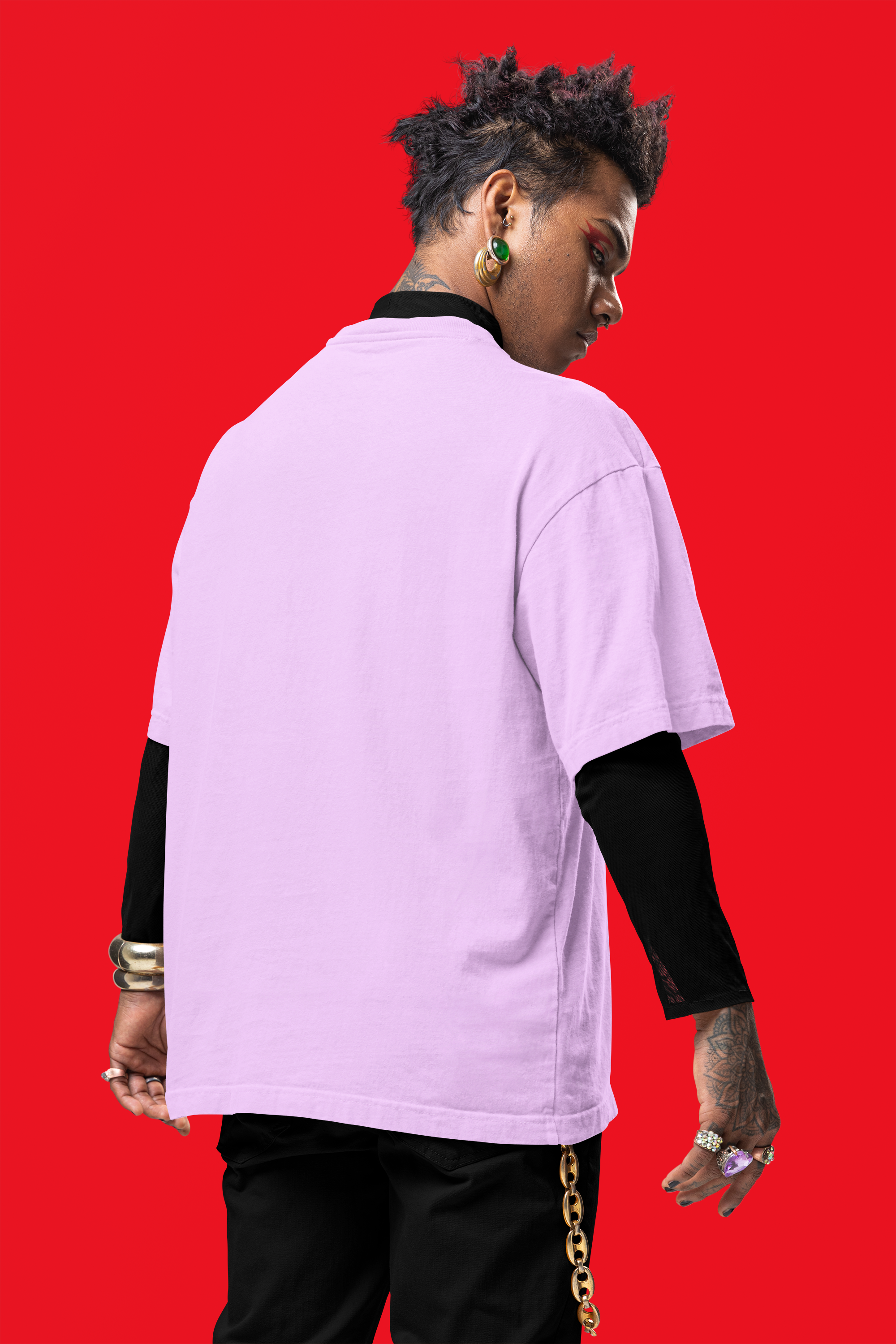 Premium Oversize Plain T-shirt | Oversize T-Shirt | L-AURAA