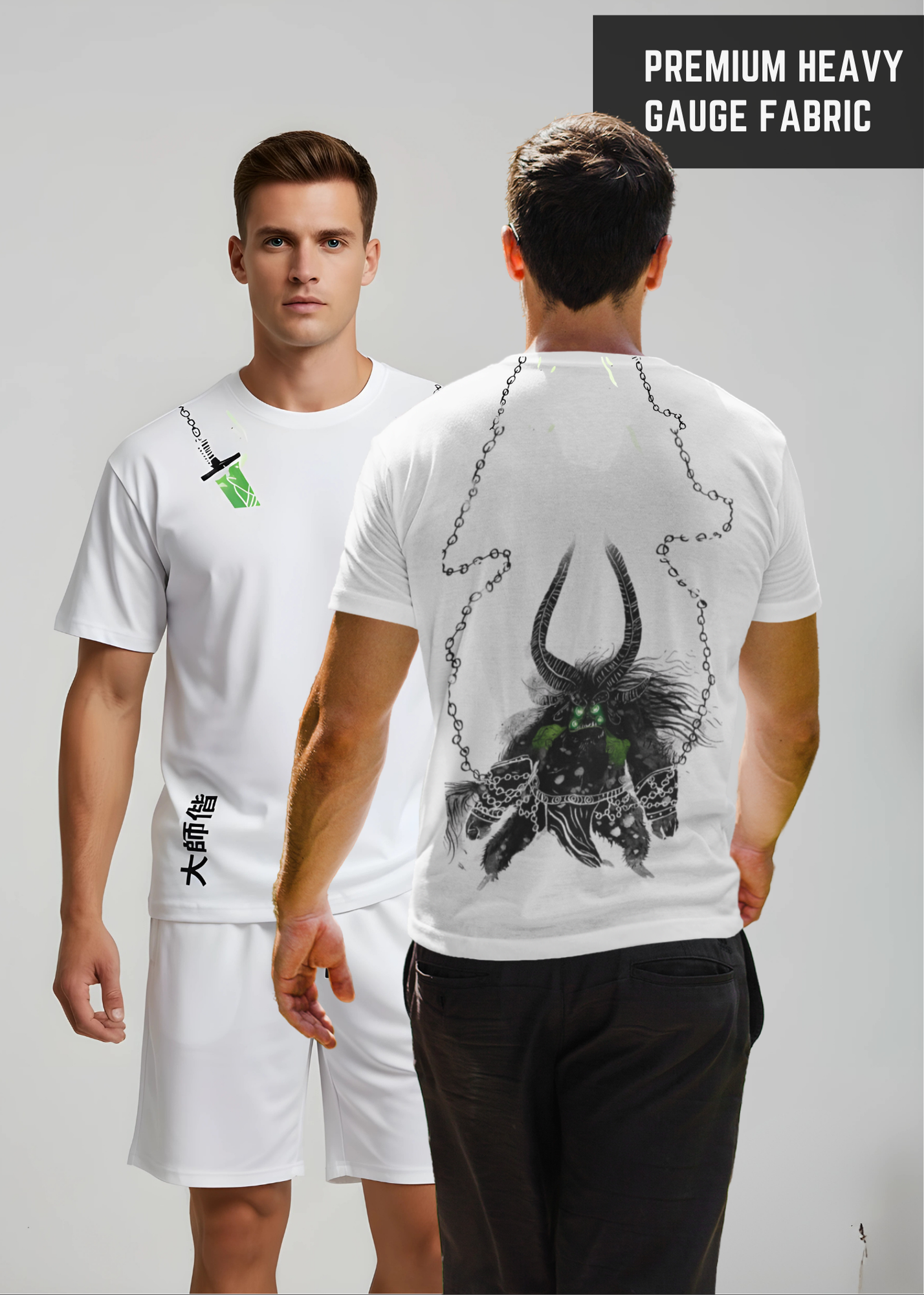 General Kai | Premium Heavy Gauge Fabric Graphic T-Shirt (Unisex) | KungFu