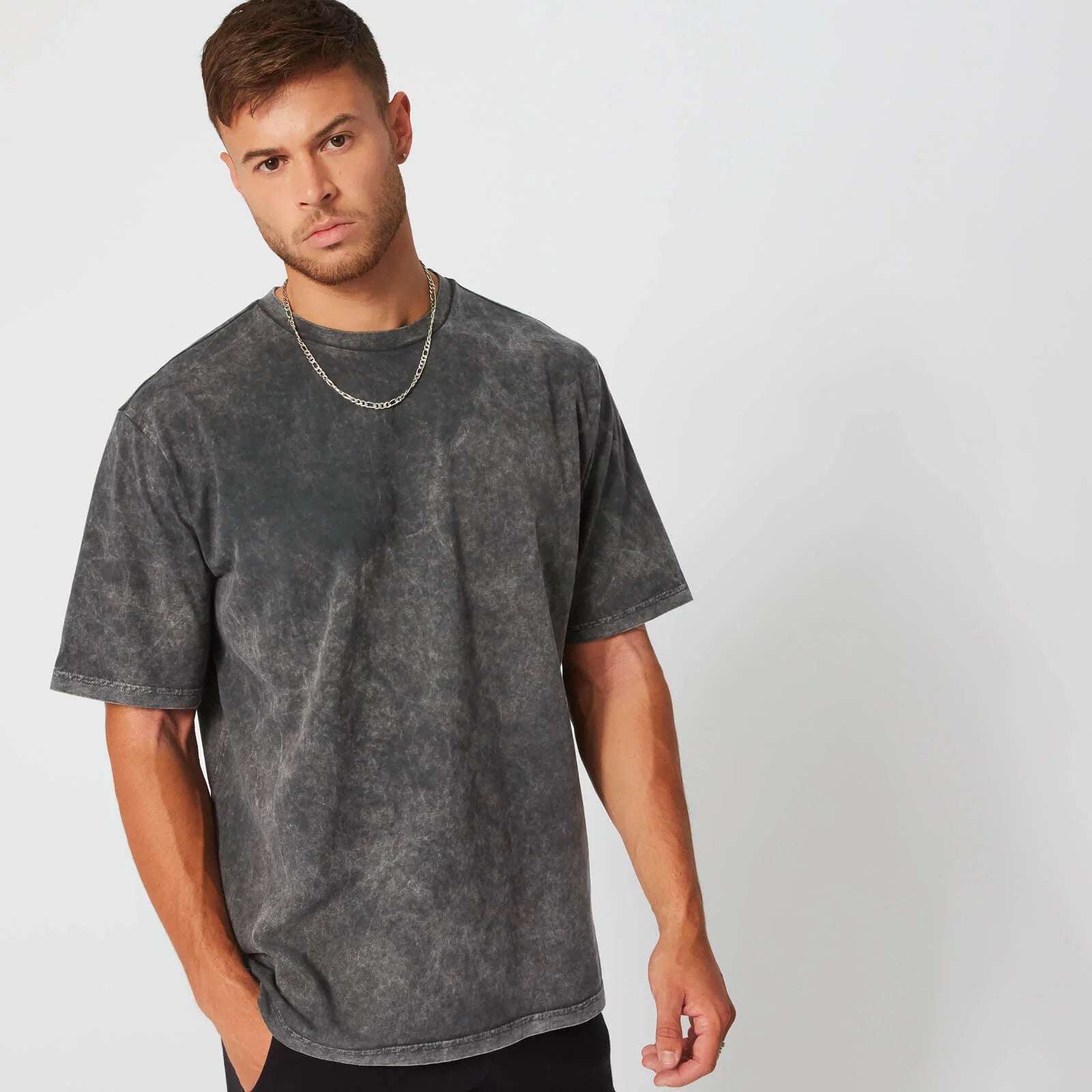 Acid wash Vintage look Oversized T-Shirt – Forest Fade| Premium oversize T-shirt | L-AURAA