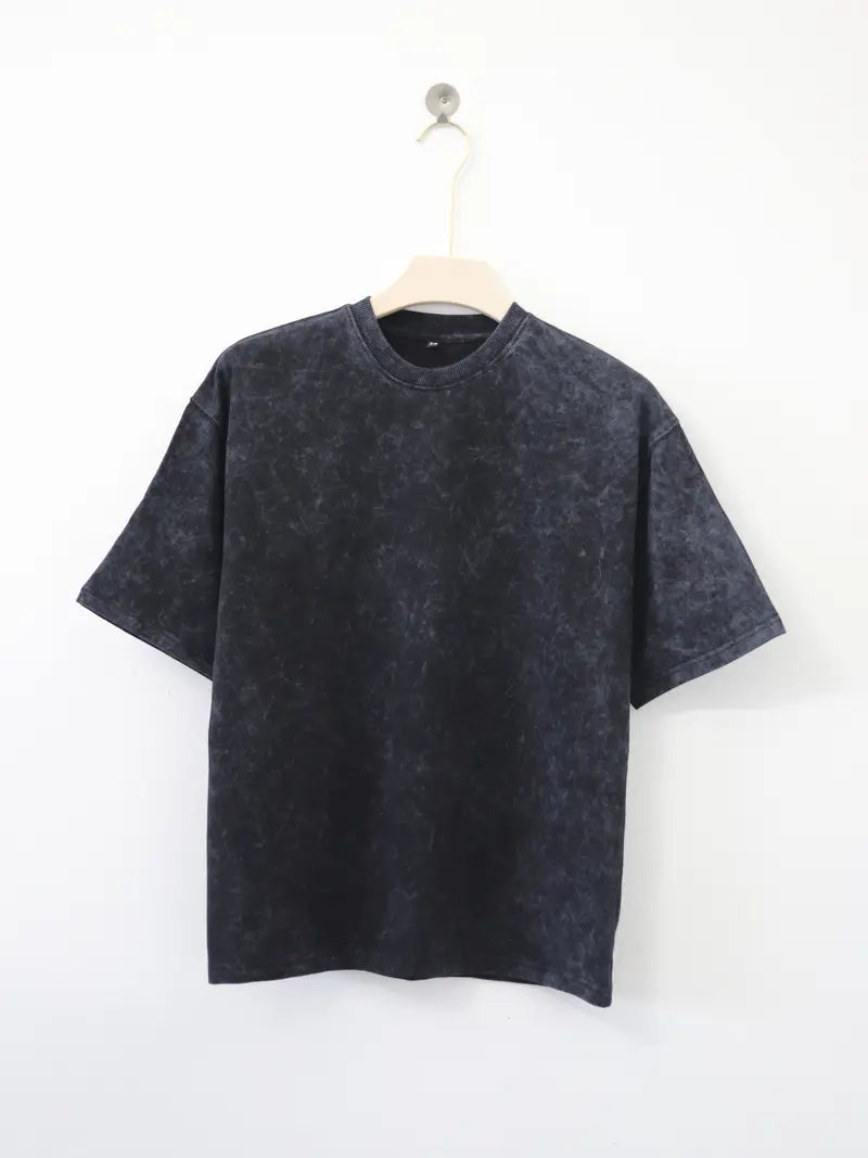 Acid wash Vintage look Oversized T-Shirt – Forest Fade| Premium oversize T-shirt | L-AURAA