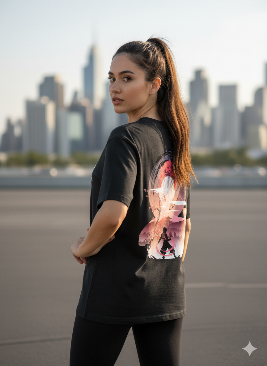 Akuza OG Lover Graphic Streetwear Oversized T-shirt | Limited Edition| Demon Slayer