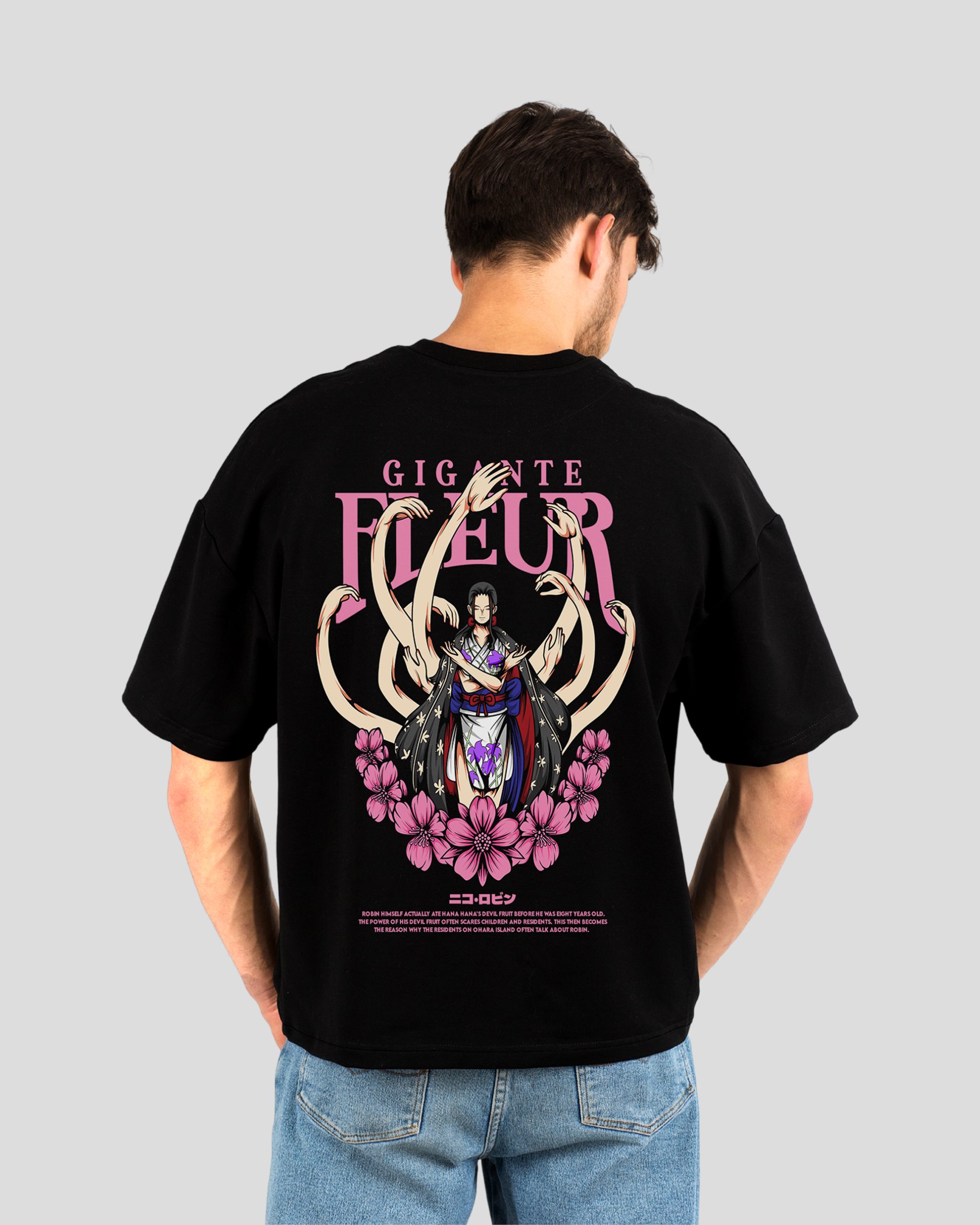 Anime printed Premium Oversize T-shirt | Oversize T-Shirt | One Piece | L-AURAA