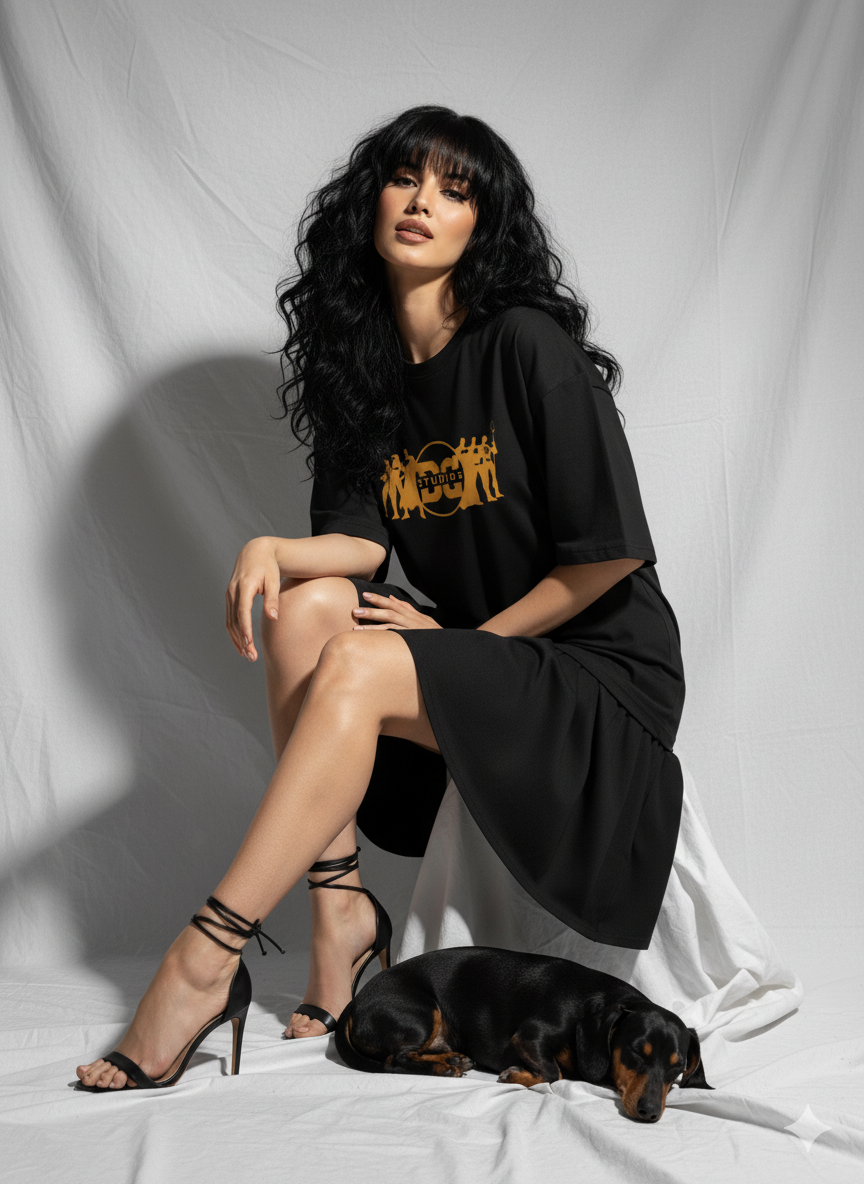 DC Hawk Girl Graphic Streetwear Oversized T-shirt | Limited Edition| DC