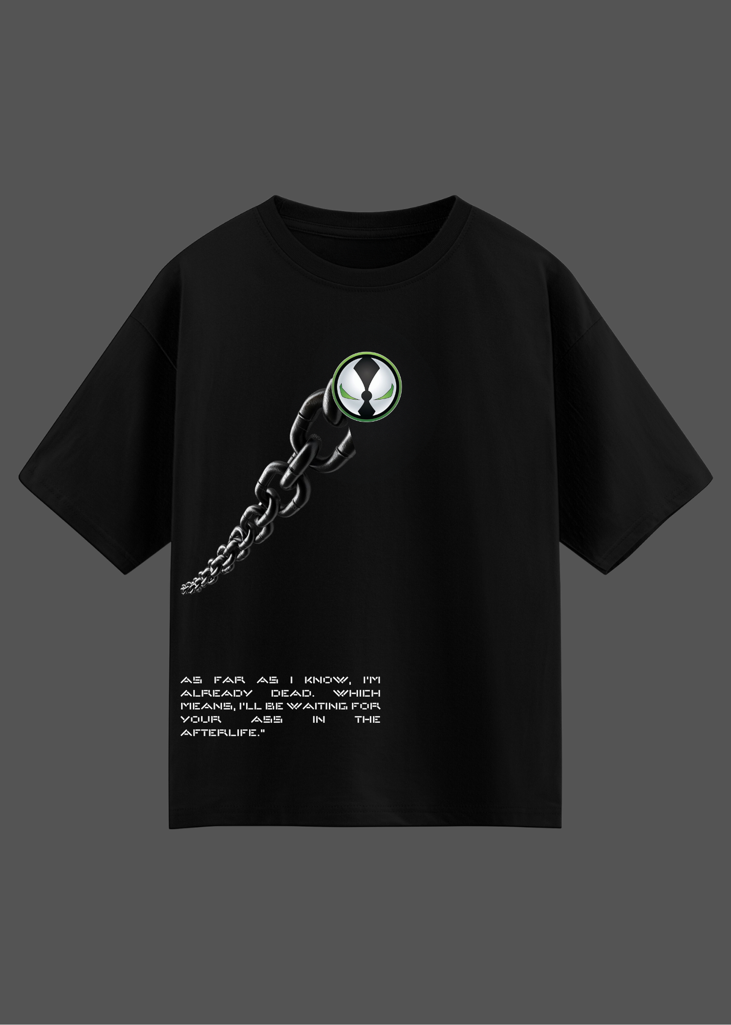 Hellborn Spawn Oversized Tee – Dark Hero Edition | DC