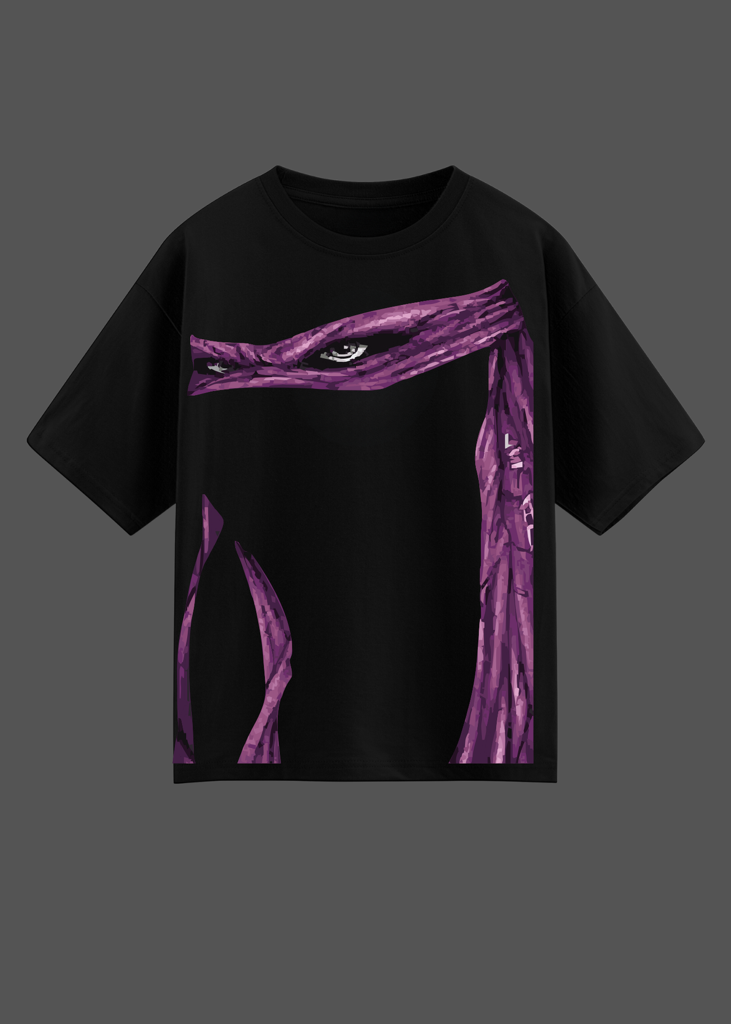 Teenage Mutant Ninja Turtles Dontelo Eye mask| Graphic Streetwear Oversized T-shirt | Limited Edition| TMNT