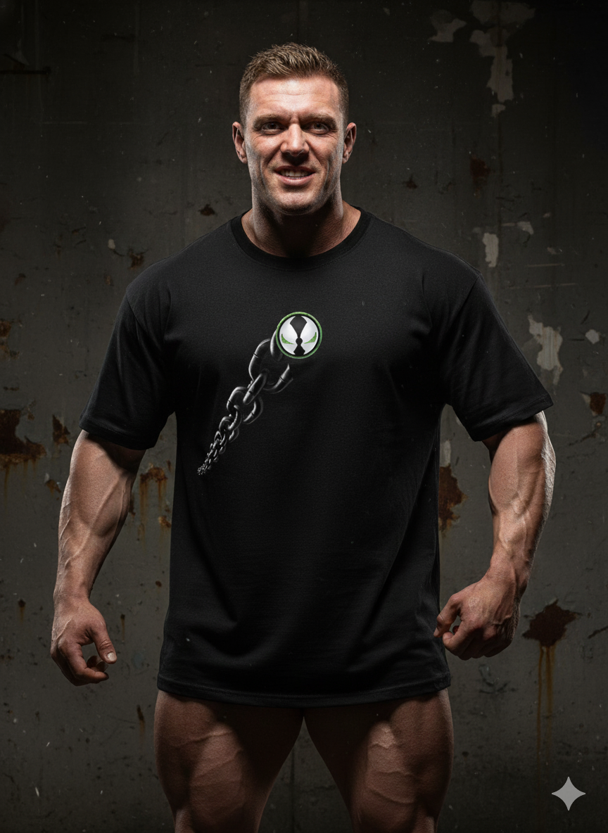 Hellborn Spawn Oversized Tee – Dark Hero Edition | DC