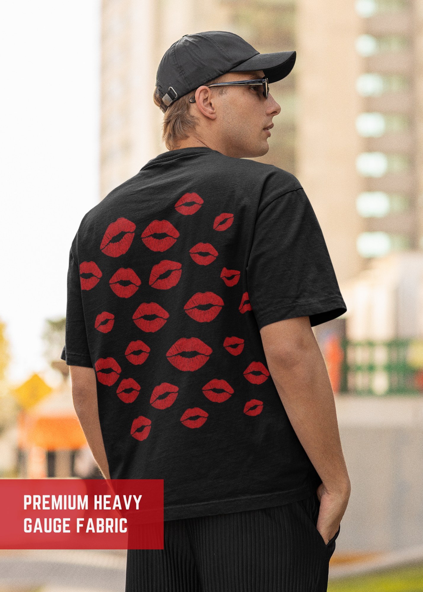 Kiss Premium Couples Heavy Gauge Fabric Graphic T-Shirt (Unisex)